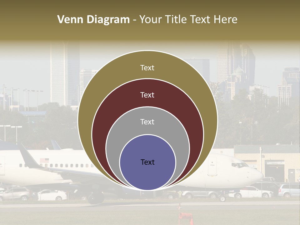 Offices Skyscrapers Depart PowerPoint Template