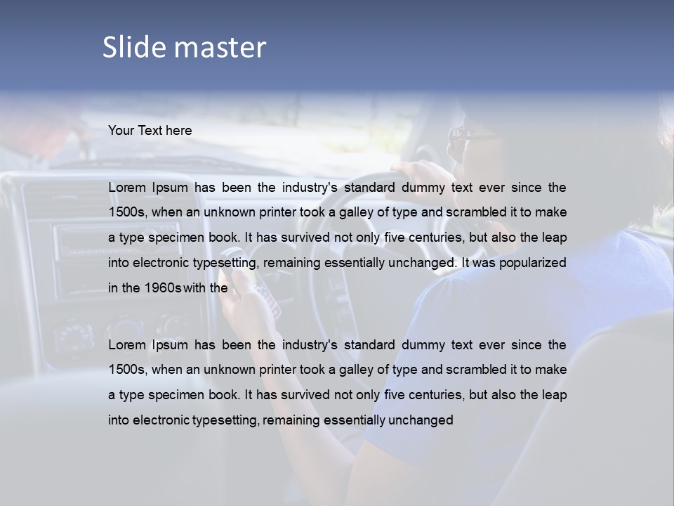 Traffic Violation Accident PowerPoint Template