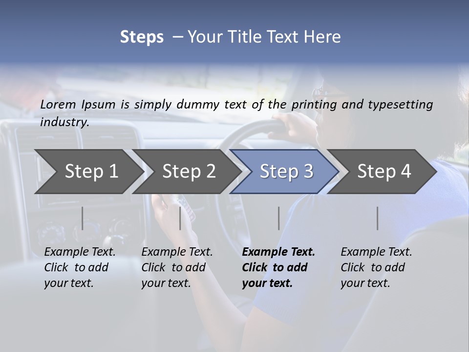 Traffic Violation Accident PowerPoint Template