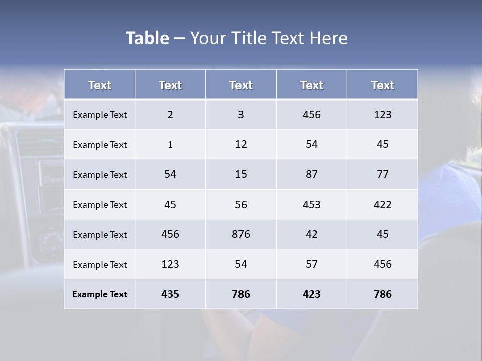 Traffic Violation Accident PowerPoint Template