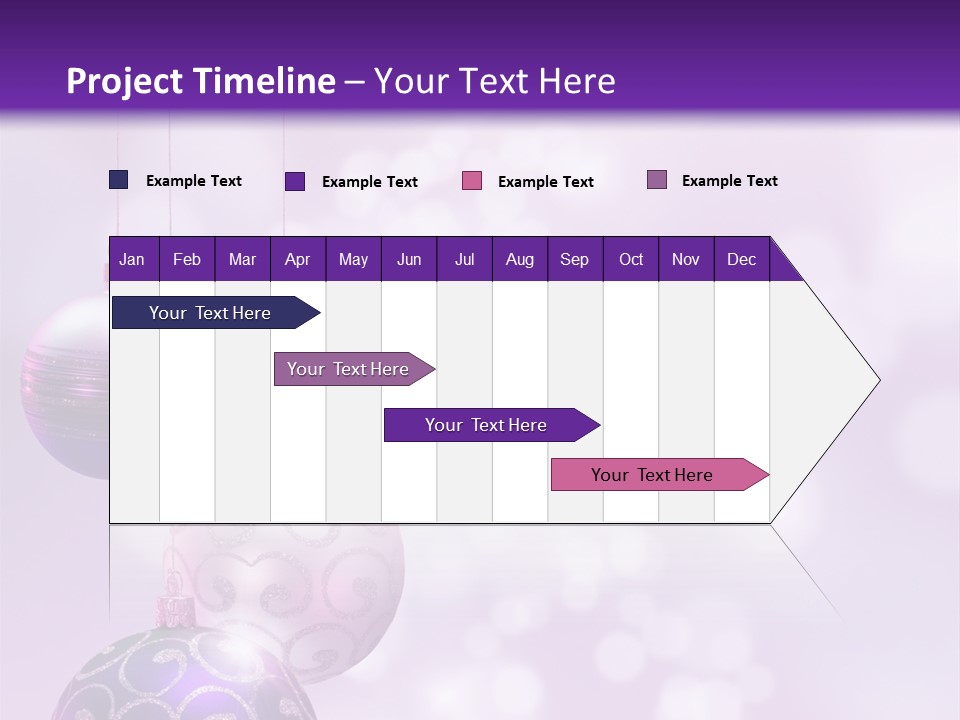Celebration Bauble Image PowerPoint Template