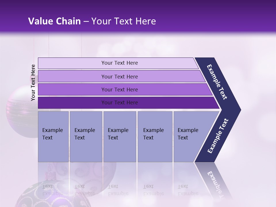 Celebration Bauble Image PowerPoint Template