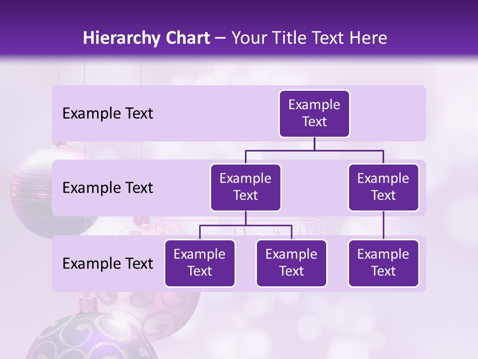 Celebration Bauble Image PowerPoint Template
