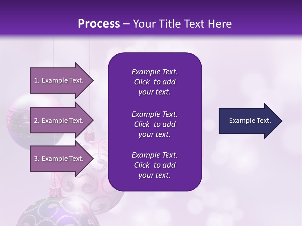 Celebration Bauble Image PowerPoint Template