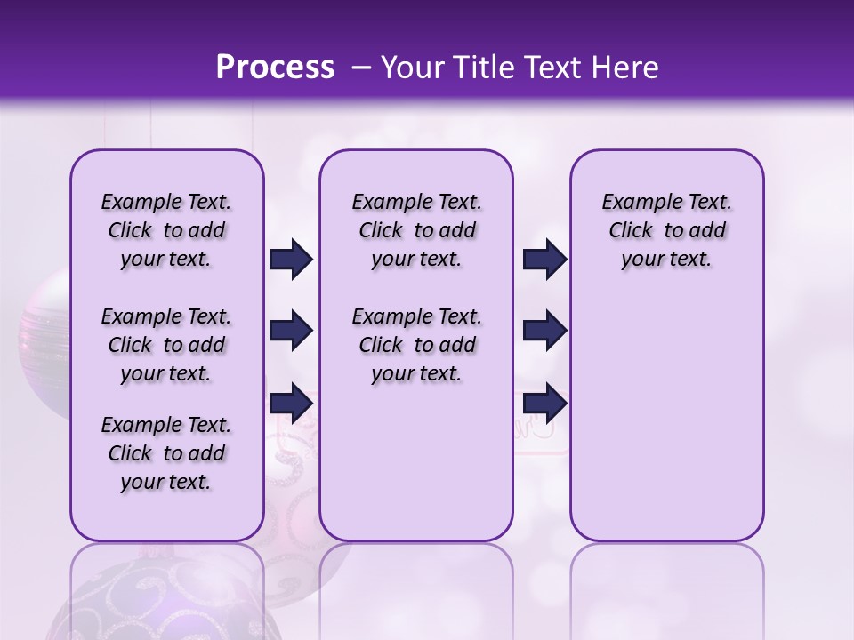 Celebration Bauble Image PowerPoint Template