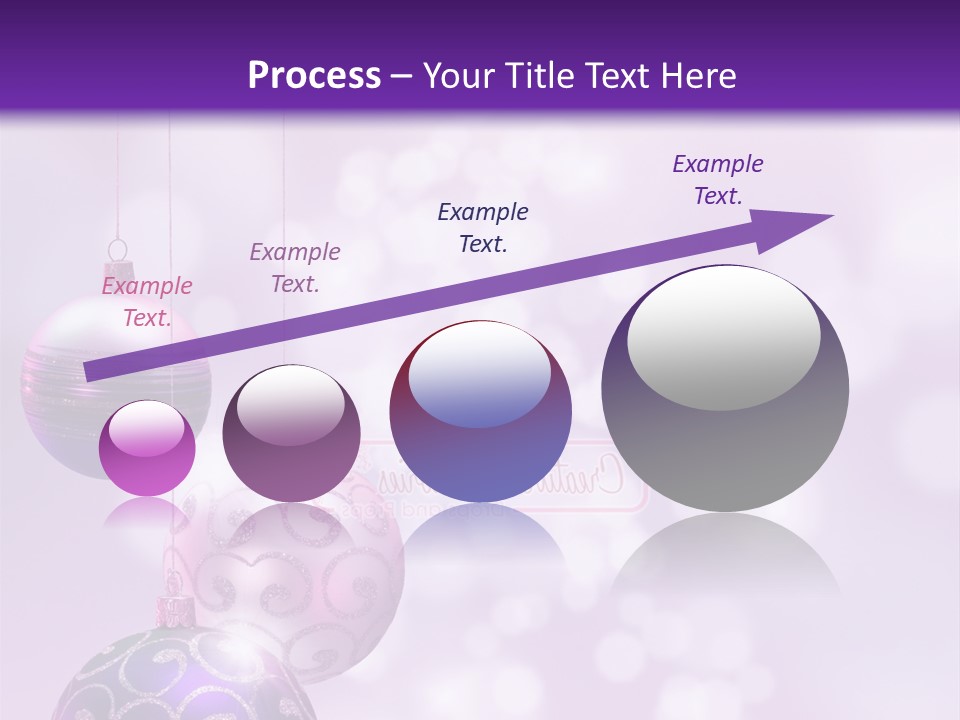 Celebration Bauble Image PowerPoint Template