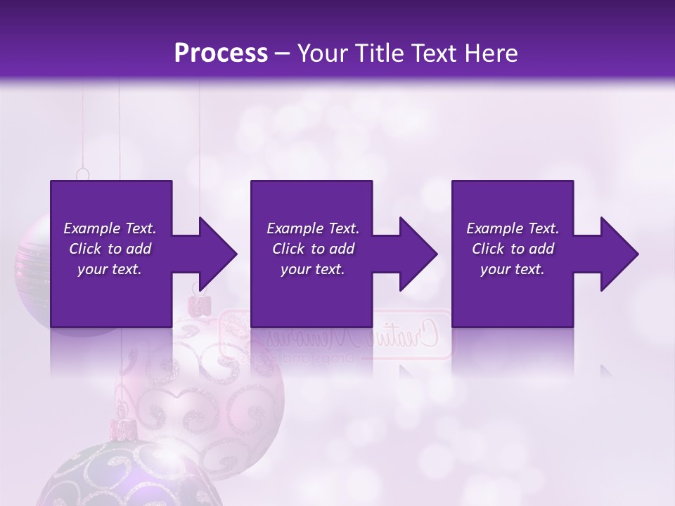 Celebration Bauble Image PowerPoint Template