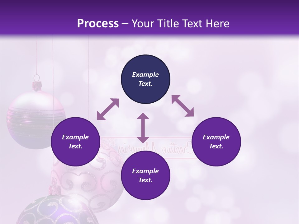 Celebration Bauble Image PowerPoint Template