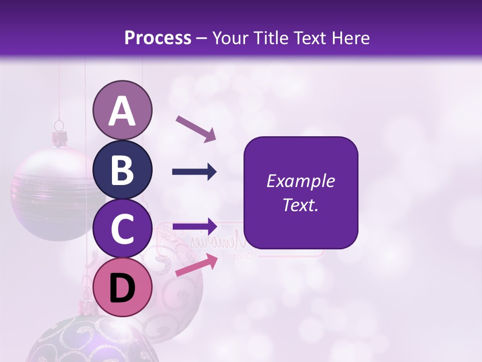 Celebration Bauble Image PowerPoint Template