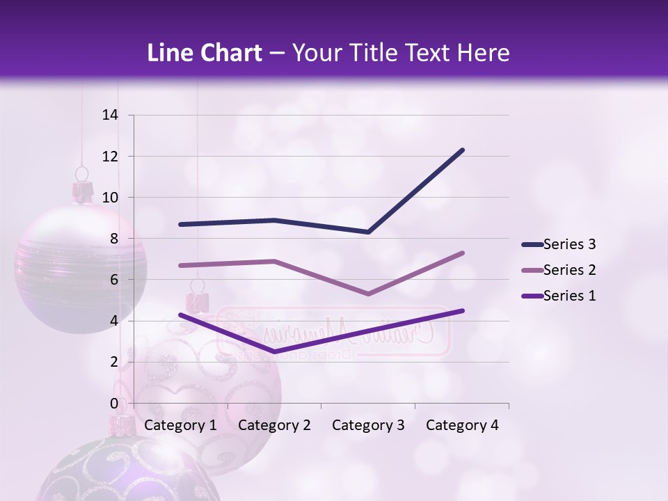 Celebration Bauble Image PowerPoint Template