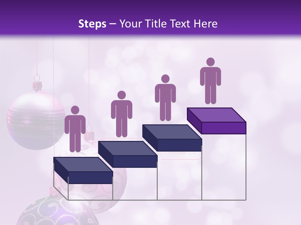 Celebration Bauble Image PowerPoint Template