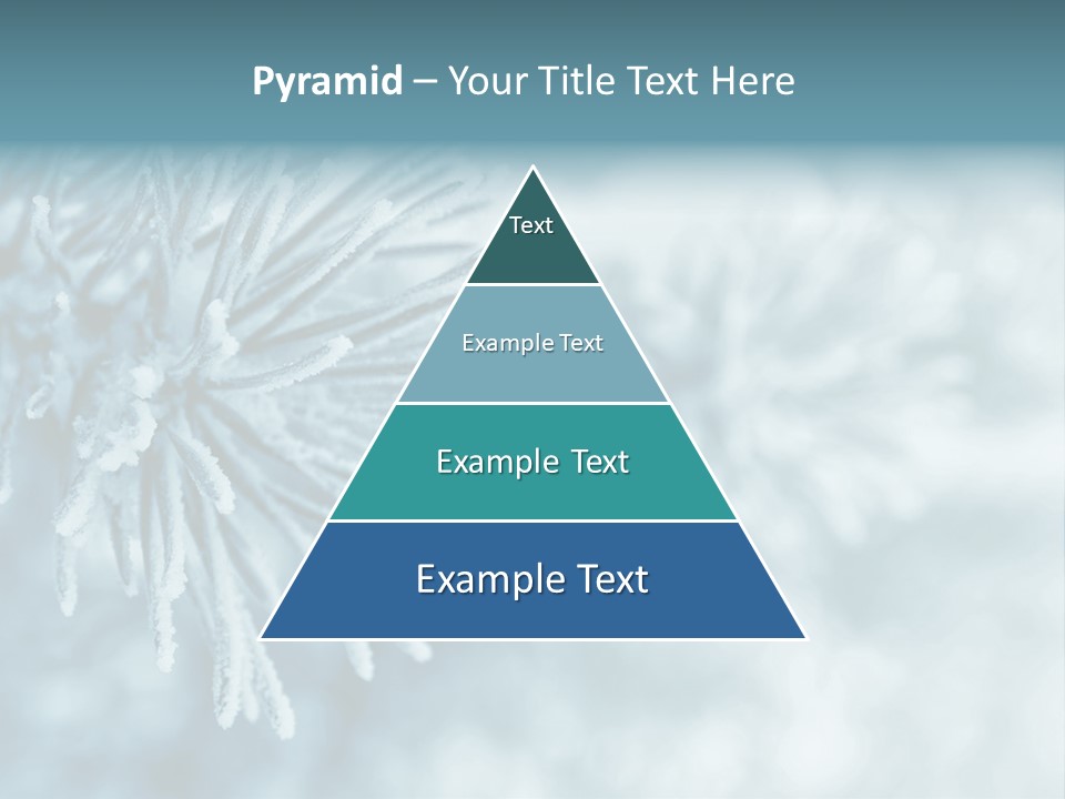 Snowflake Holiday Siberia PowerPoint Template