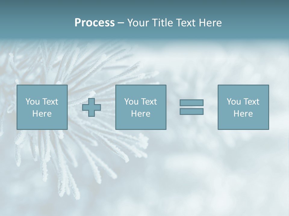 Snowflake Holiday Siberia PowerPoint Template