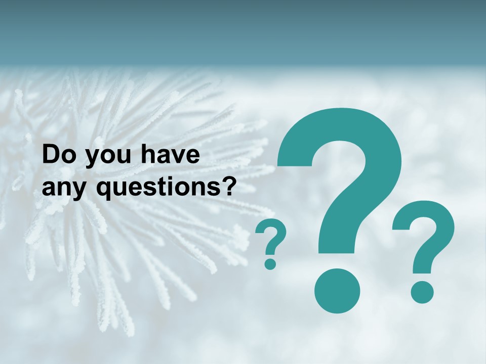 Snowflake Holiday Siberia PowerPoint Template