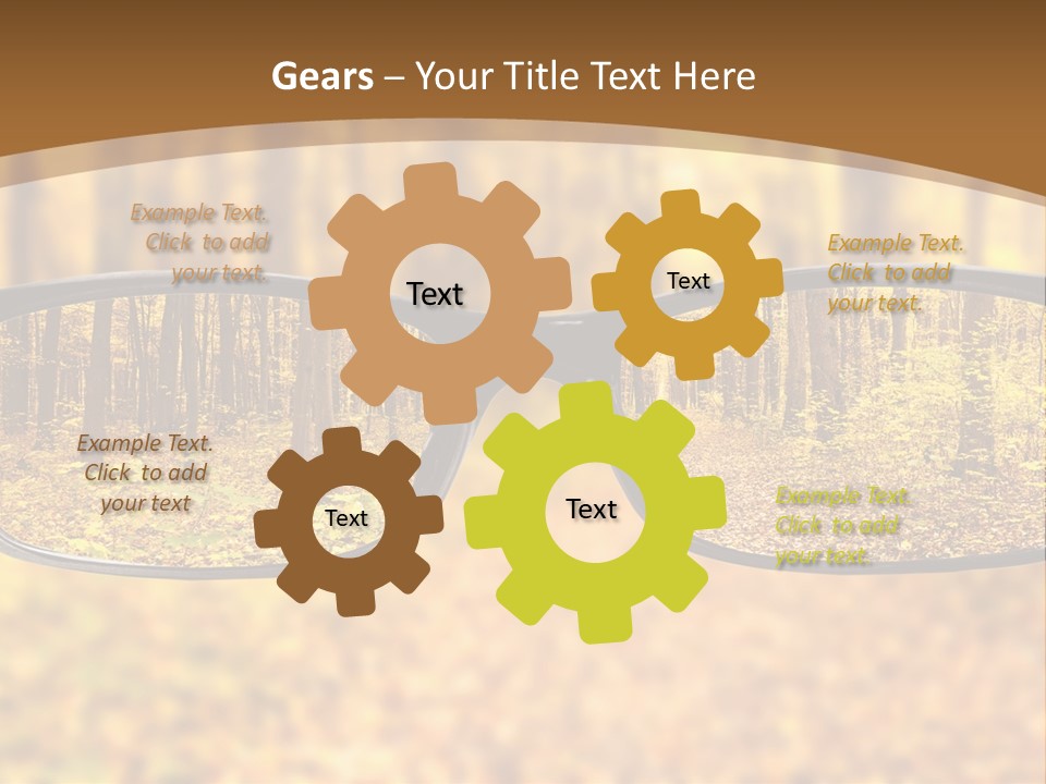 Optics White Yellow PowerPoint Template