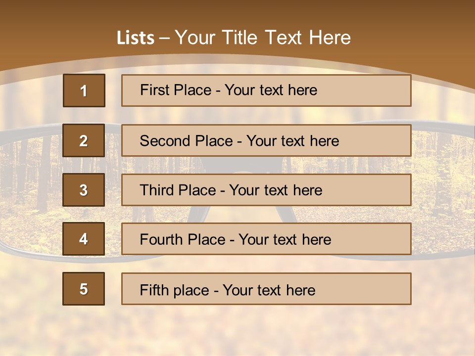 Optics White Yellow PowerPoint Template