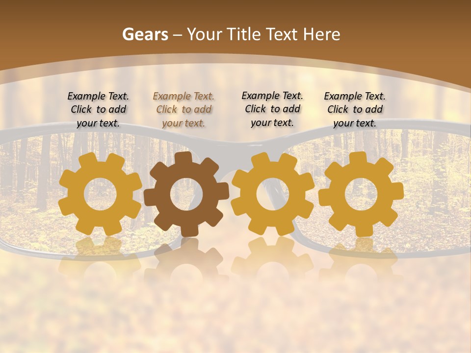 Optics White Yellow PowerPoint Template