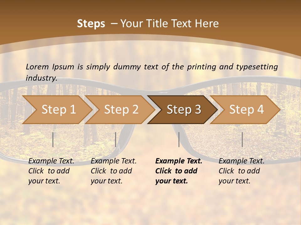 Optics White Yellow PowerPoint Template