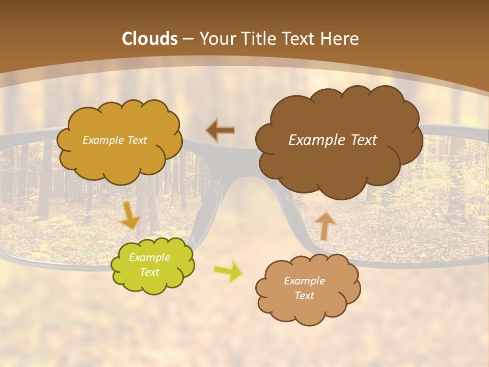 Optics White Yellow PowerPoint Template