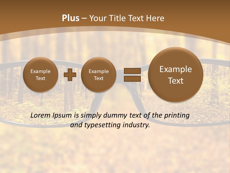 Optics White Yellow PowerPoint Template