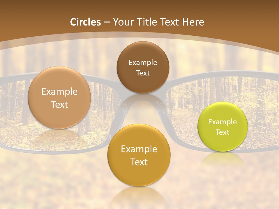 Optics White Yellow PowerPoint Template