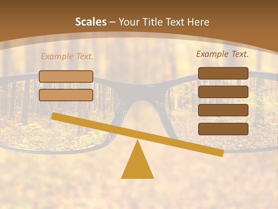 Optics White Yellow PowerPoint Template