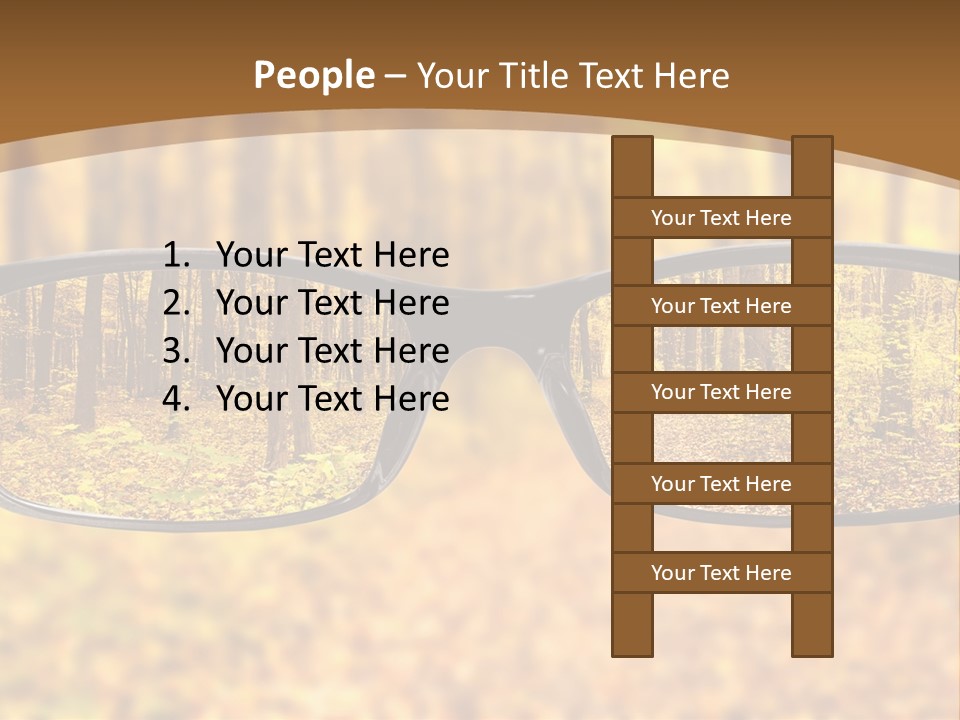 Optics White Yellow PowerPoint Template