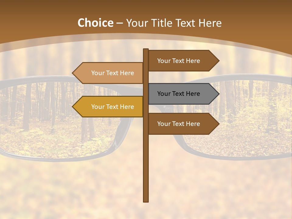 Optics White Yellow PowerPoint Template