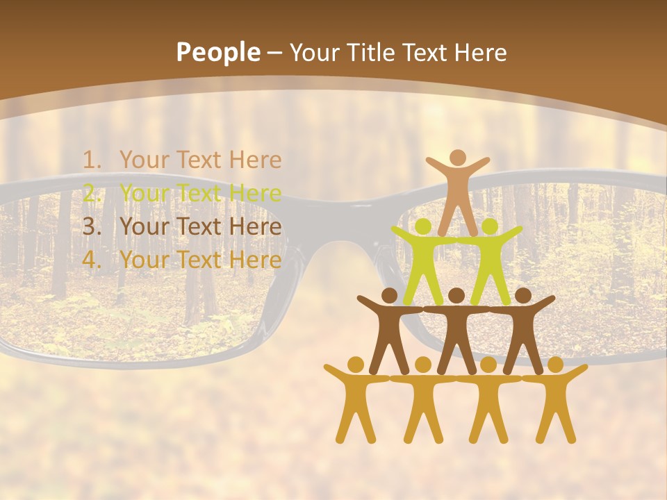 Optics White Yellow PowerPoint Template