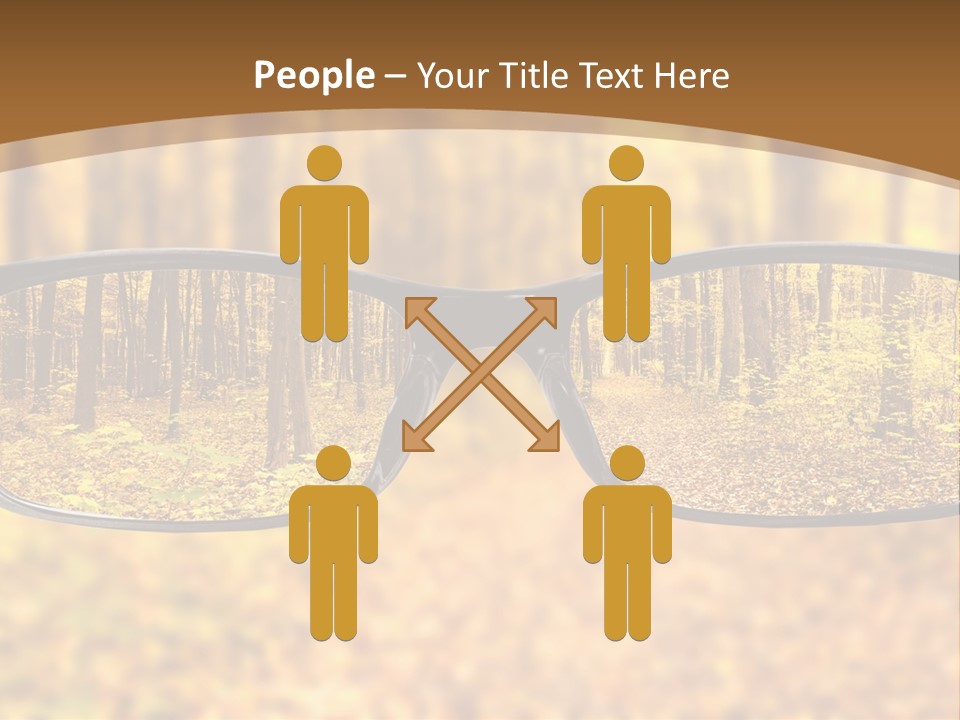 Optics White Yellow PowerPoint Template