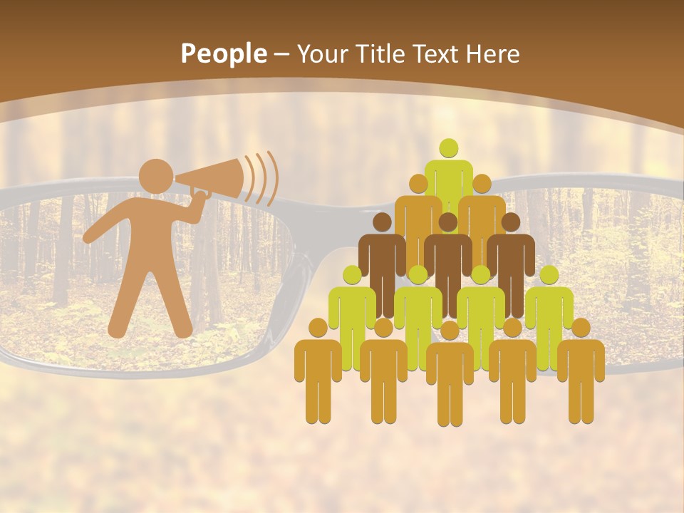 Optics White Yellow PowerPoint Template