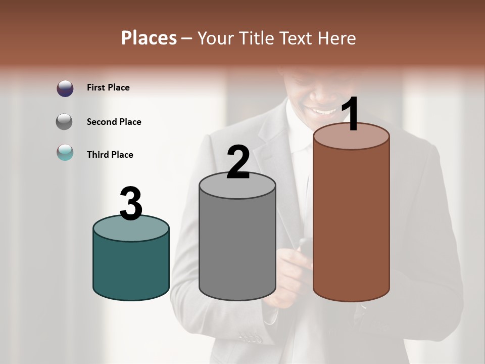 Modern White Collar Work PowerPoint Template