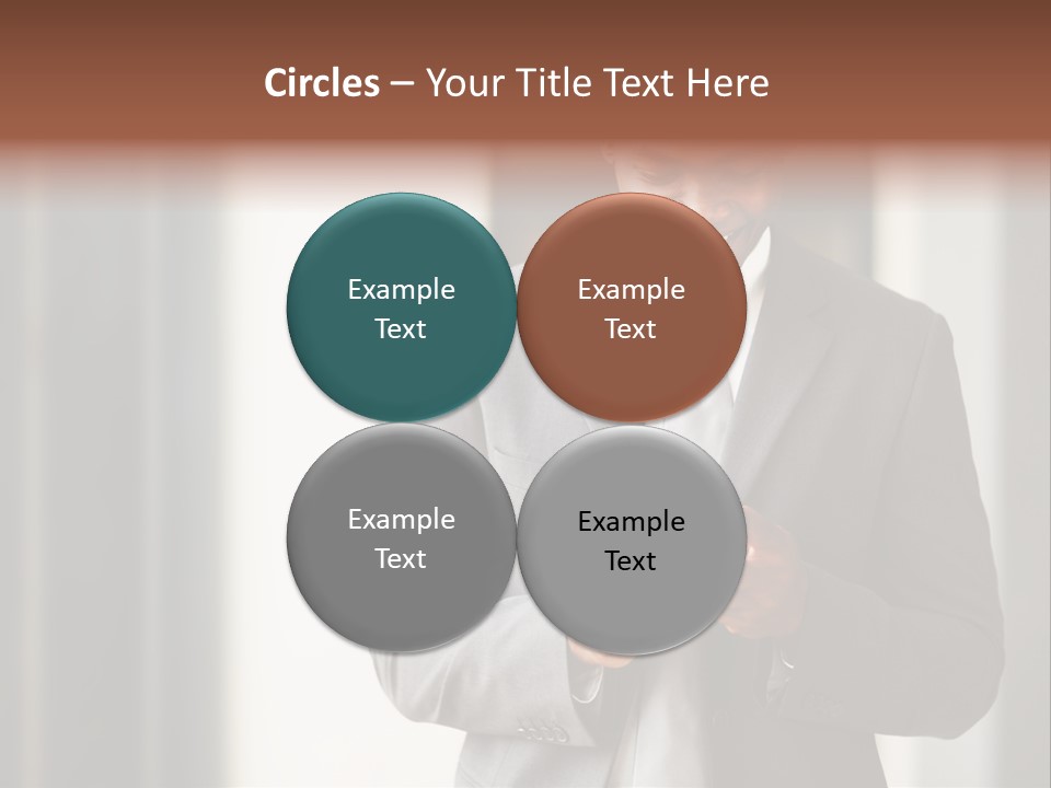 Modern White Collar Work PowerPoint Template