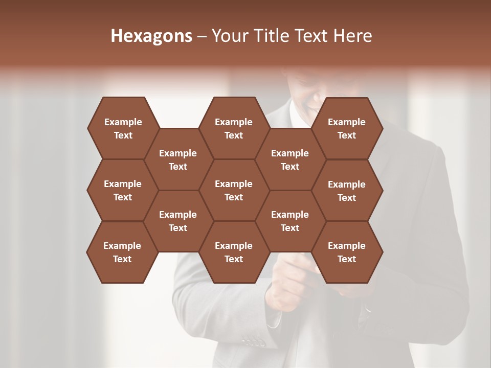 Modern White Collar Work PowerPoint Template