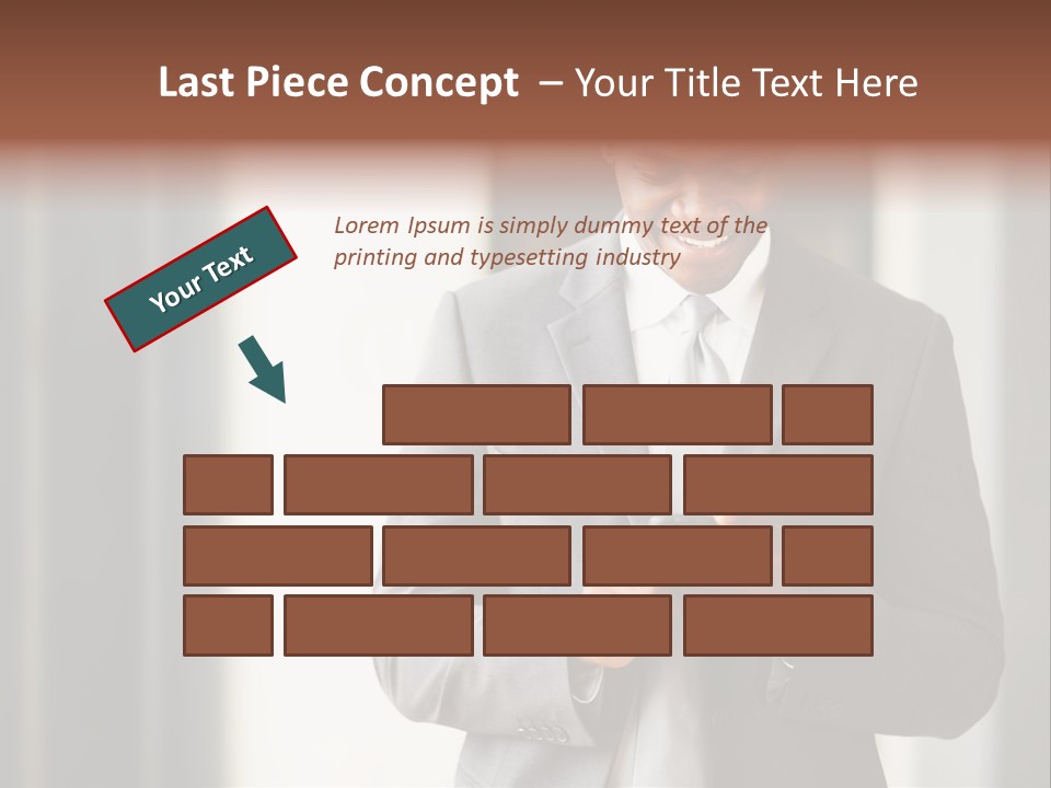 Modern White Collar Work PowerPoint Template