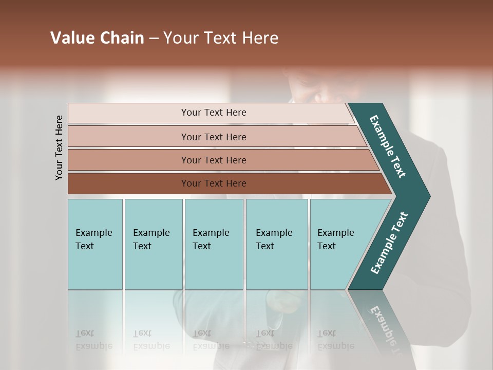 Modern White Collar Work PowerPoint Template