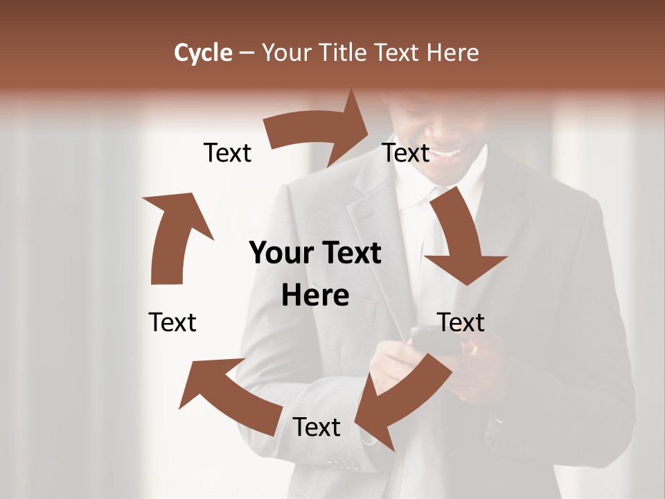 Modern White Collar Work PowerPoint Template