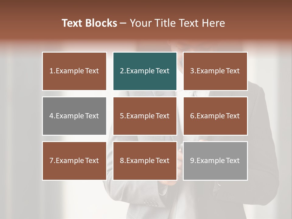 Modern White Collar Work PowerPoint Template