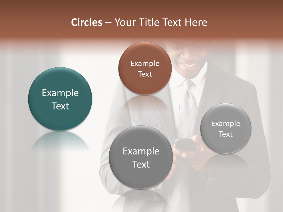 Modern White Collar Work PowerPoint Template
