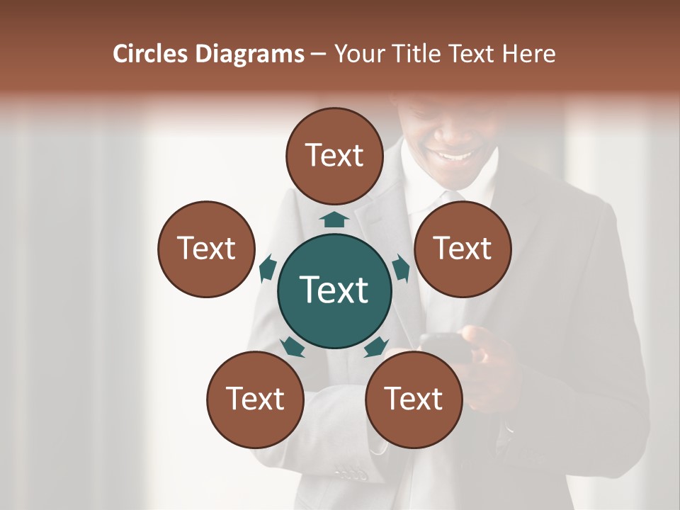 Modern White Collar Work PowerPoint Template