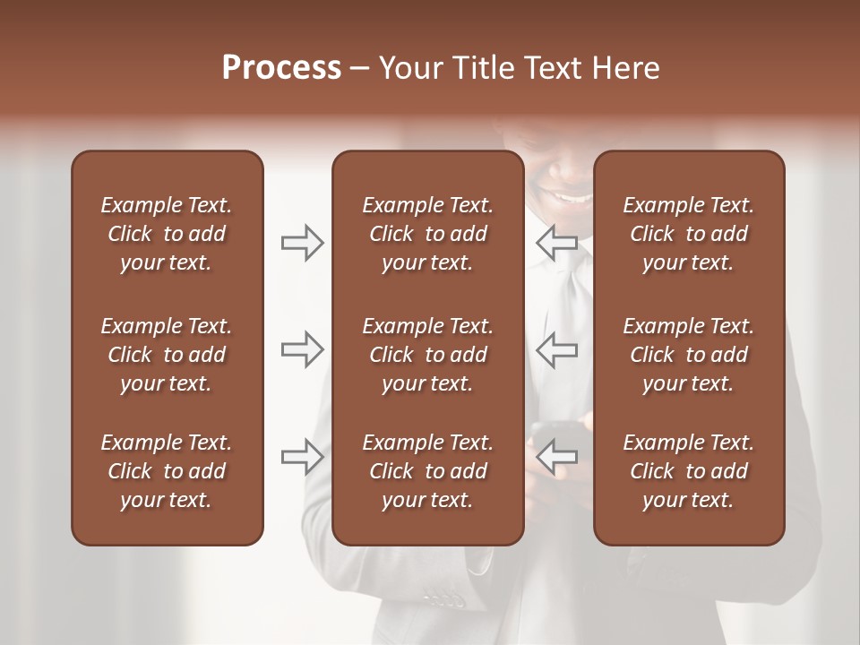 Modern White Collar Work PowerPoint Template