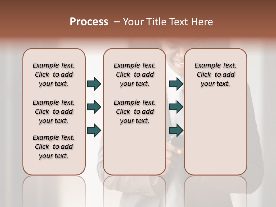 Modern White Collar Work PowerPoint Template