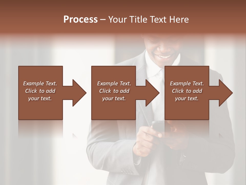 Modern White Collar Work PowerPoint Template