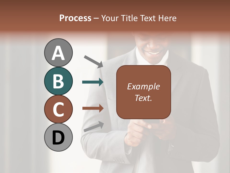 Modern White Collar Work PowerPoint Template