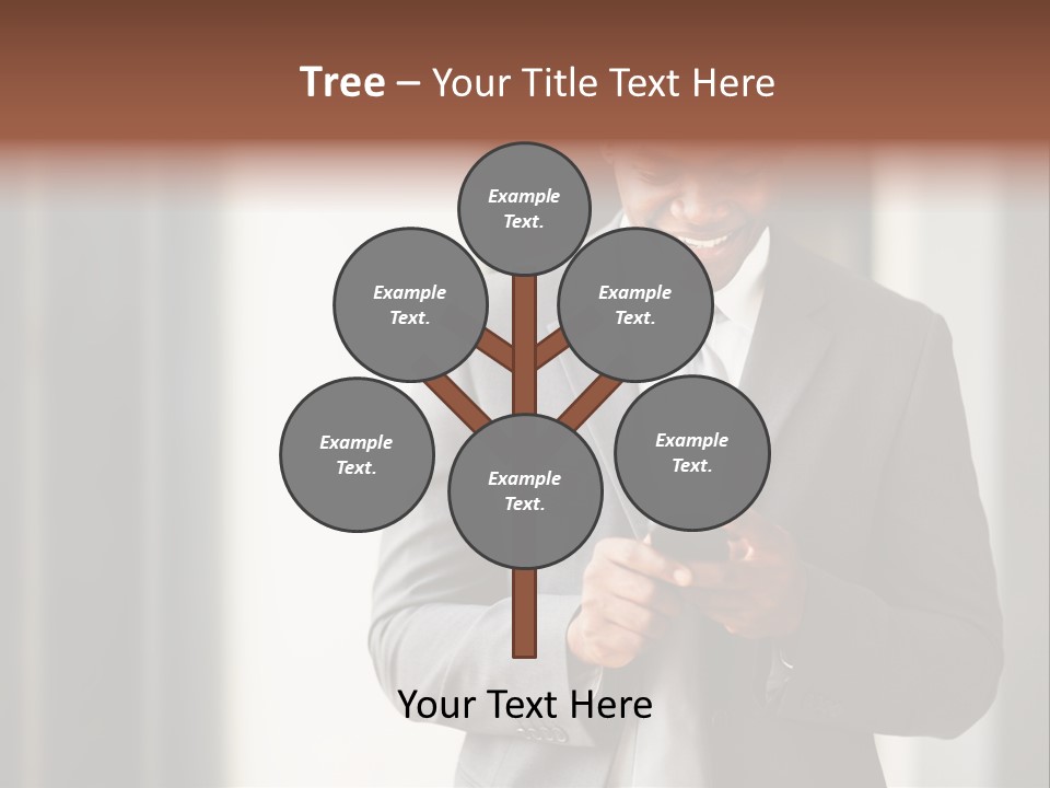 Modern White Collar Work PowerPoint Template