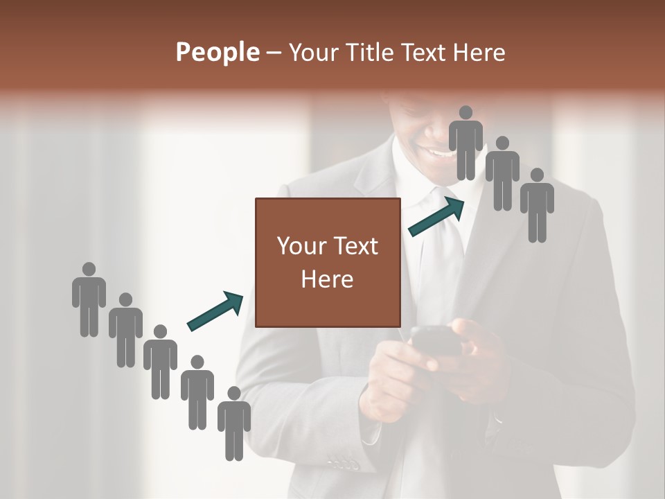 Modern White Collar Work PowerPoint Template