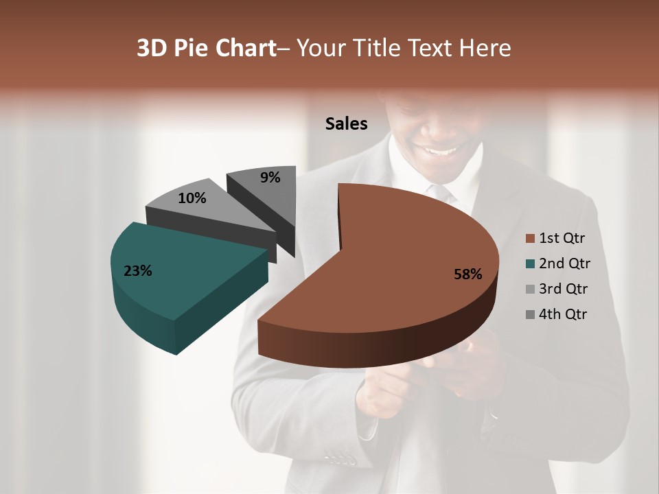 Modern White Collar Work PowerPoint Template