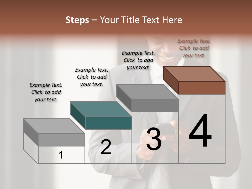 Modern White Collar Work PowerPoint Template