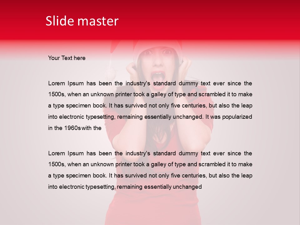 Eyes Person Beautiful PowerPoint Template