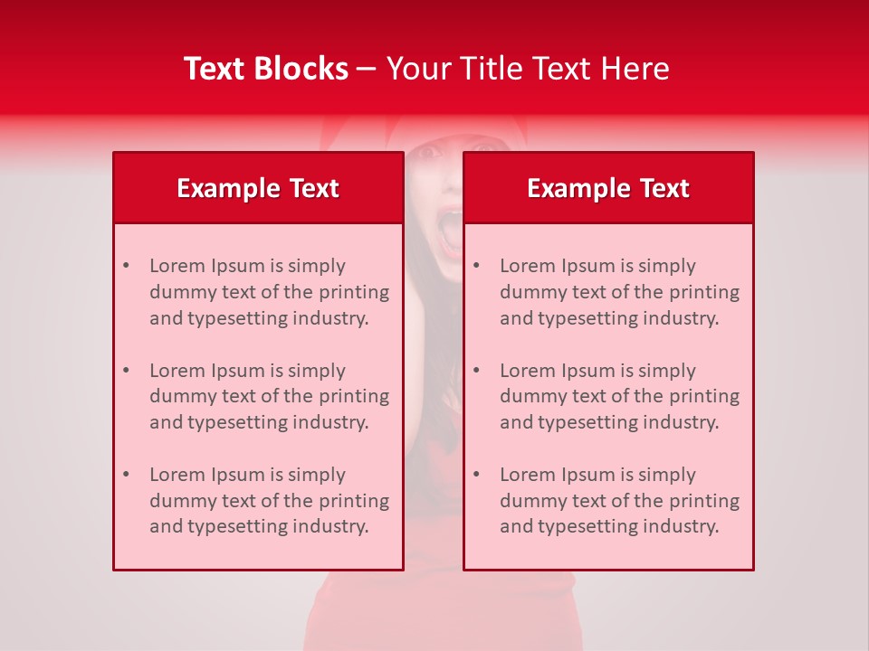 Eyes Person Beautiful PowerPoint Template